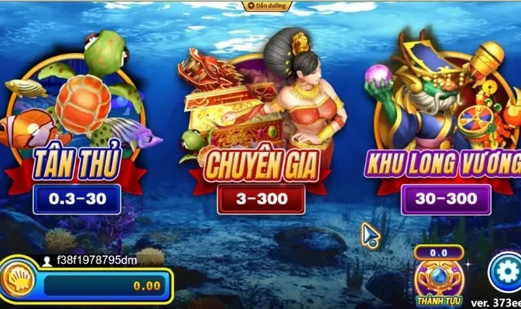 Các phòng chơi trong game Bắn Cá Rồng Tại 999Bet 