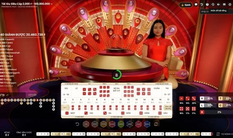 Bàn cược Tài Xỉu Tại Nhà Cái 999Bet
