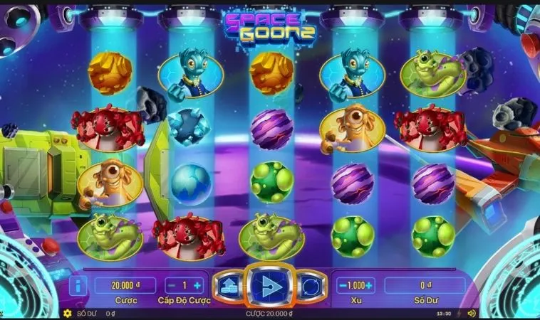 Giao diện chơi Nổ Hũ Vũ Trụ Tại 999Bet