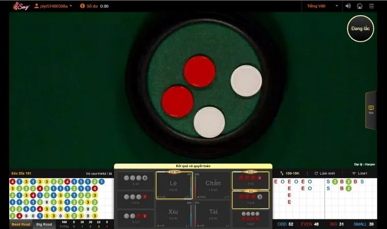 Bàn cược Xóc Đĩa Tại 999Bet