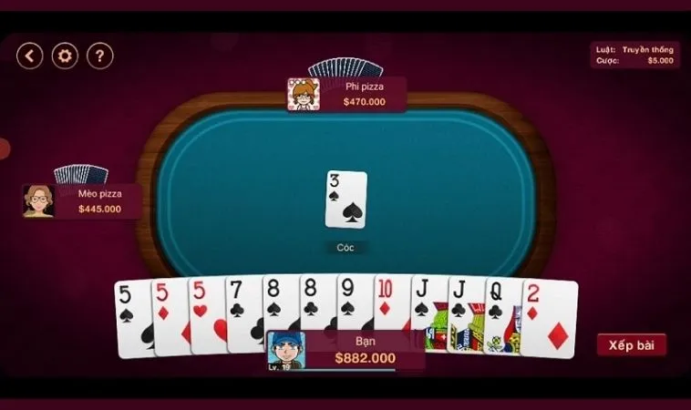 Giao diện chơi Sắc Tê 999Bet