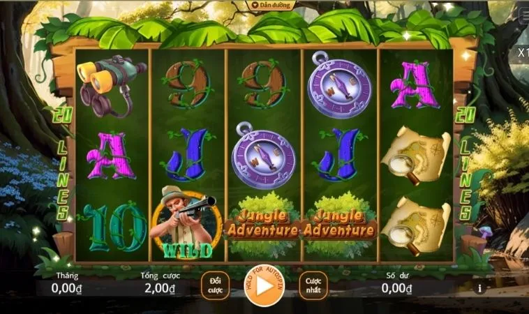 Giao diện chơi Nổ Hũ Rừng Xanh Tại 999Bet